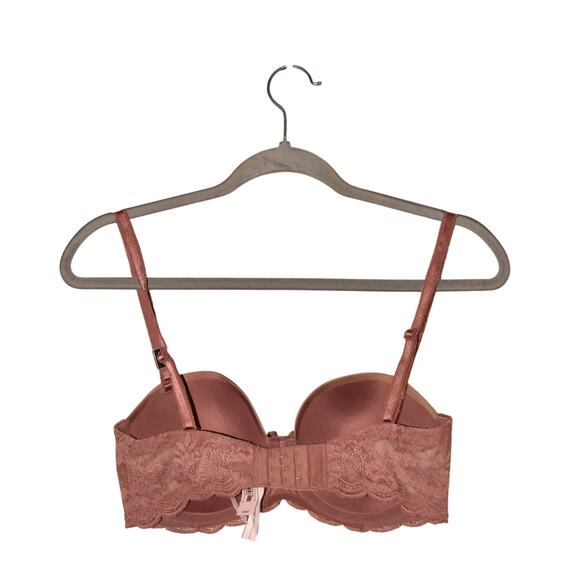 VICTORIA'S SECRET NEW $57 Dream Angels Multi-Way Underwire Bra Mauve 32DD - Picture 2 of 3